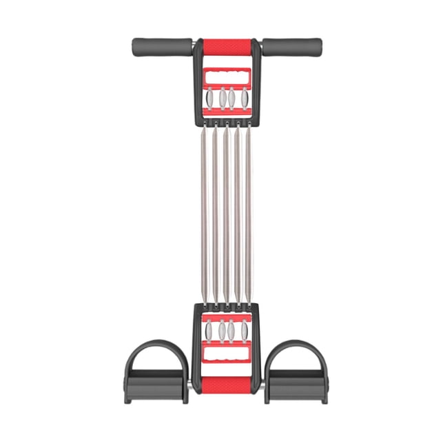 Expansor de pecho con resorte, pedal, cuerda de tracción, banda de entrenamiento para dedos, abdomen, cintura, brazos, estiramiento, entrenamiento de