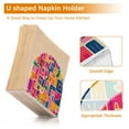 thumbnail image 5 of Yayeee Napkin Holder for Table Set of 2 Kitchen Paper Tissue Organization, Art Map, 5 of 8