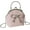 B-pink, variant on Kukuzhu Chic Bow Bucket Bag Women Casual Wedding Chain Shoulder Bag