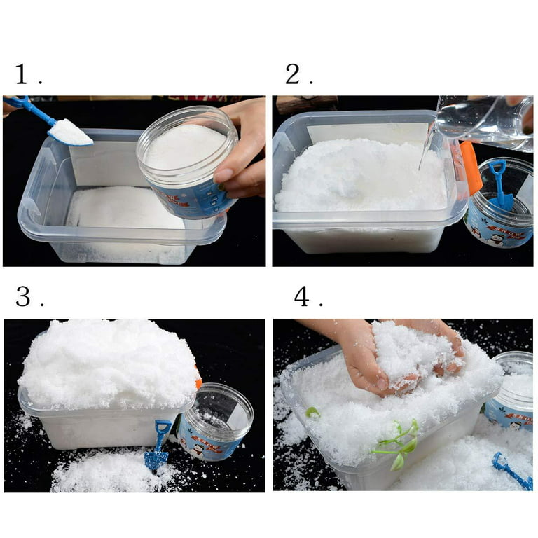 Insta-Glow Snow: Just add water to make glow-in-the-dark faux snow!
