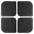 thumbnail image 3 of ZENSTYLE Patio Umbrella Base 4 Pieces Stitchable Square Shape Stand Refillable Reservoir, Black, 3 of 12