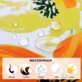 thumbnail image 3 of Orange Floral Tablecloth 60×84 inch Waterproof, Spring Summer Oblong Table Cloth Washable, Cloth Table Cover for Party Picnic Dinner Decor (Floral 01), 3 of 6