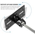 thumbnail image 4 of IFANLANDOR 1Pack Rotatable Black Speaker Mount Shelf Adjustable for Garage and Kitchen Use, 4 of 8
