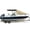 Beige, variant on SavvyCraft T-Top Boat Bow Sun Shade Extension, 600D Marine Grade Polyester UV Protection Canopy