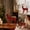Red, variant on Christmas Reindeer Elf Tabletop Decor, Plastic Figurine Accent for Mantel, Shelf, Entryway and Seasonal Home Display