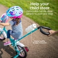 thumbnail image 4 of Schwinn Petunia Steerable Toddler Bike with Training Wheels, 12 Inch Wheel, Ages 2-4, Teal, 4 of 7