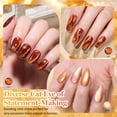 thumbnail image 6 of Beetles Fall Cat Eye Gel Nail Polish Set - Gilded Leaves 6 Colors, 6 of 8