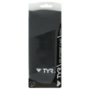 TYR Wrinkle Free Silicone Adult Fit Cap In Black