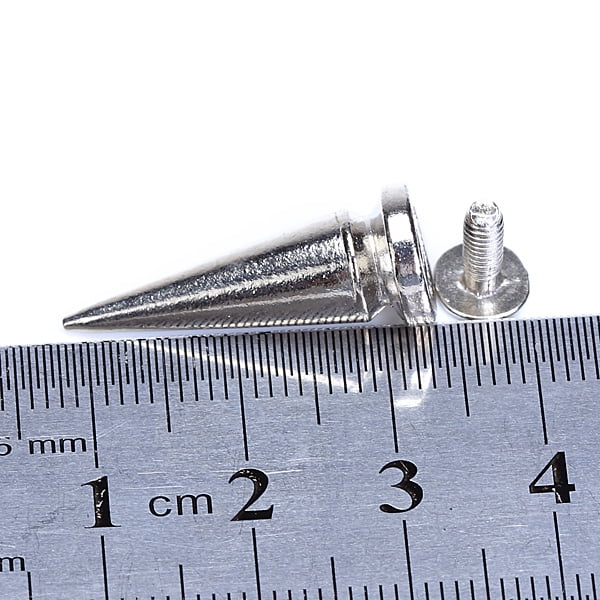 Rivet de selle avec anneau et vis à tête ronde, 8 mm | Mercerie et Tissus