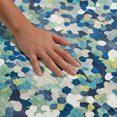 thumbnail image 3 of Addison Rugs Mayfield Premium Machine Washable Transitional Geometric Navy Rectangle Rug, 9' x 12', 3 of 9