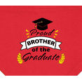 thumbnail image 3 of Inktastic Proud Brother of the Graduate-family Graduation Baby Bandana Bib, 3 of 4