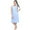 Floral/Blue, variant on Casual Nights Women's Sleeveless Floral Lace and Ribbon Nightgown