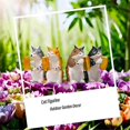 thumbnail image 2 of Cute Miniature Cat Garden Statue Decor, Outdoor Statues Outdoor Patio Table Decorations, Plant Decorations for Pots, 2 of 5