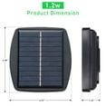thumbnail image 5 of Autlaycil Patio Umbrella Solar Panels, 1.2W, 1200mAh, Replacement, 5 of 6