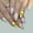 C, variant on Tuscom 24 Pcs Easter Nail Wraps with Bunny Flower Design – Shiny Water Droplet Effect Nail Strips – Cute Spring Nail Art Stickers for Women Womens – Holiday Gift Set