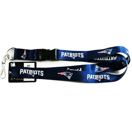 - NEW ENGLAND PATRIOTS ( BLUE ) BREAKAWAY LANYARD, By Pro Specialties Group From USA
