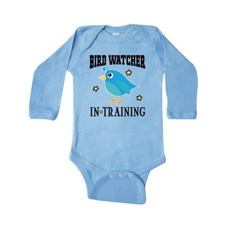 

Inktastic Birdwatcher in Training Gift Baby Boy or Baby Girl Long Sleeve Bodysuit