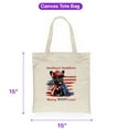 thumbnail image 5 of Republican French Bulldog Making Woof Count Election 2024 Canvas Tote Bag Dog Lover Gifts Reusable Shopping Grocery Bag - 01002, 5 of 5