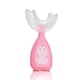 thumbnail image 1 of Cepillo de dientes de silicona de mano en forma de U para bebés Cepillo de dientes de doble cara Accesorios para mordedores para niños con mango Gadgets de limpieza Grande, Rosa Grande, Rosa Eigraketly  HA009119-06, 1 of 6