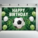 thumbnail image 3 of Fondo de cumpleaños de fútbol personalizado, decoración de estadio de campo de fútbol, Fondo de foto de pastizales para niño, pancarta de pastel, accesorios de fotografía, 3 of 5