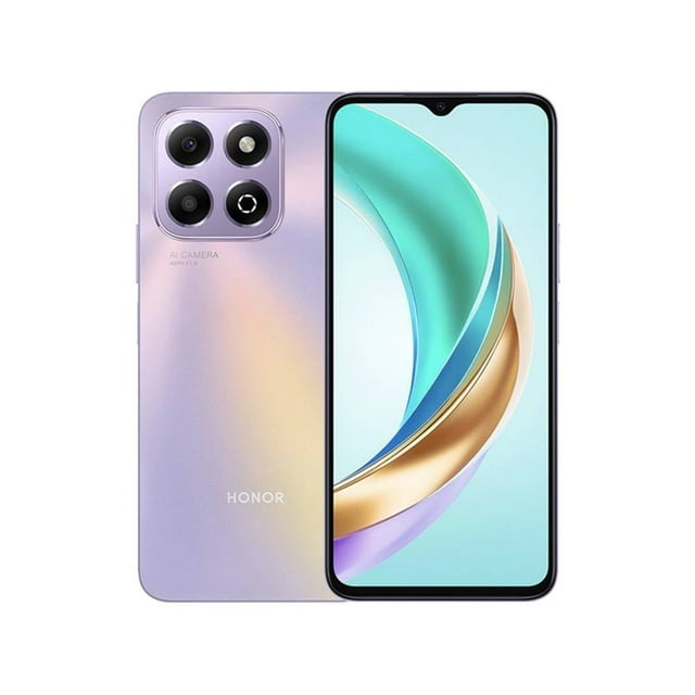 Smartphone Honor X6B PLUS 8GB ROM 256GB RAM Morado Desbloqueado