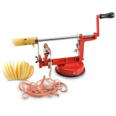 

Apple Peeler and Corer Long Lasting Chrome Cast Iron with Countertop Suction Cup