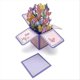 thumbnail image 4 of 3PCS Colorful Butterfly 3D Pop-Up Box Greeting Card Wishes Universal, 4 of 5