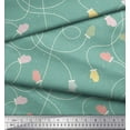 thumbnail image 3 of Soimoi Blue Cotton Poplin Fabric Gloves Kids Print Sewing Fabric Yard 56 Inch Wide, 3 of 3