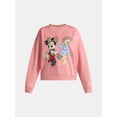 thumbnail image 5 of Disney Women's Minnie Mouse and Daisy Graphic Sweatshirt with Long Sleeves, Sizes XXS-2XL, 5 of 5