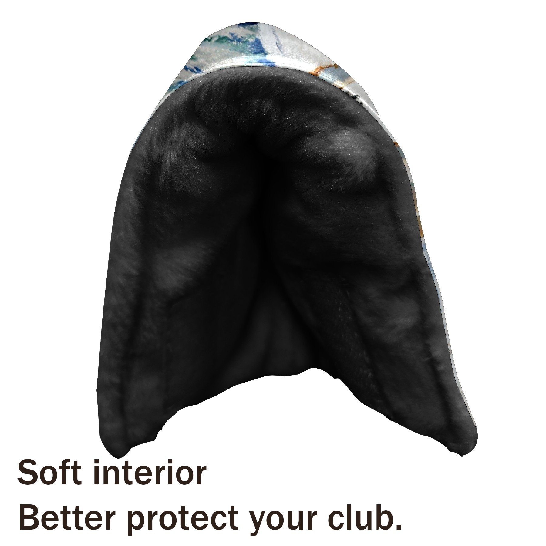 Golf Club Head Cover Waterproof Leather Golf Accessories HeadCovers Set Driver Headcover for Women Men Sitting Leopard Cat