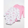 thumbnail image 3 of Hudson Baby Cotton Long-Sleeve Bodysuits, 5-Pack, Newborn- 24 Months, 3 of 4