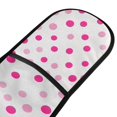 thumbnail image 4 of Yayeee Double Oven Mitt Kitchen Heat Resistant Baking 35" x7" Quilted Cotton Glove, Purple Polka Dots, 4 of 6