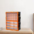 thumbnail image 6 of Mornei Drawers Storage Cabinet Organizer Container Wall Mounted Practical Tools Box for Orange 39 Drawers, 6 of 9