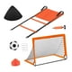 thumbnail image 4 of Portería de fútbol para niños, red de fútbol con escalera para balones de fútbol y conos, juego de entrenamiento de velocidad y agilidad, 4 of 9