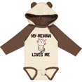 thumbnail image 3 of Inktastic My Memaw Loves Me Girls Girls Long Sleeve Baby Bodysuit, 3 of 5