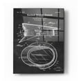 thumbnail image 1 of Epic Art 'Police Uniform Cap Blueprint Patent Chalkboard' Acrylic Glass Wall Art, 24"x36", 1 of 3