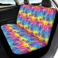 thumbnail image 4 of Uourmeti Tie-Dye Coconut Tree Print Car Seat Covers Anti-Slip Car Seat Covers Full Set, Lightweight Compatible with SUV Truck, 4 of 10