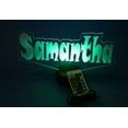 thumbnail image 4 of Name Night Light Up Lamp Any Name Shape LED Personalized Create Your Own Name Custom Made Desk Table Lamp, Our Newest Feature - It's WOW, With Remote 16 Colors Changing, Free Engraving, Great Gift, 4 of 10