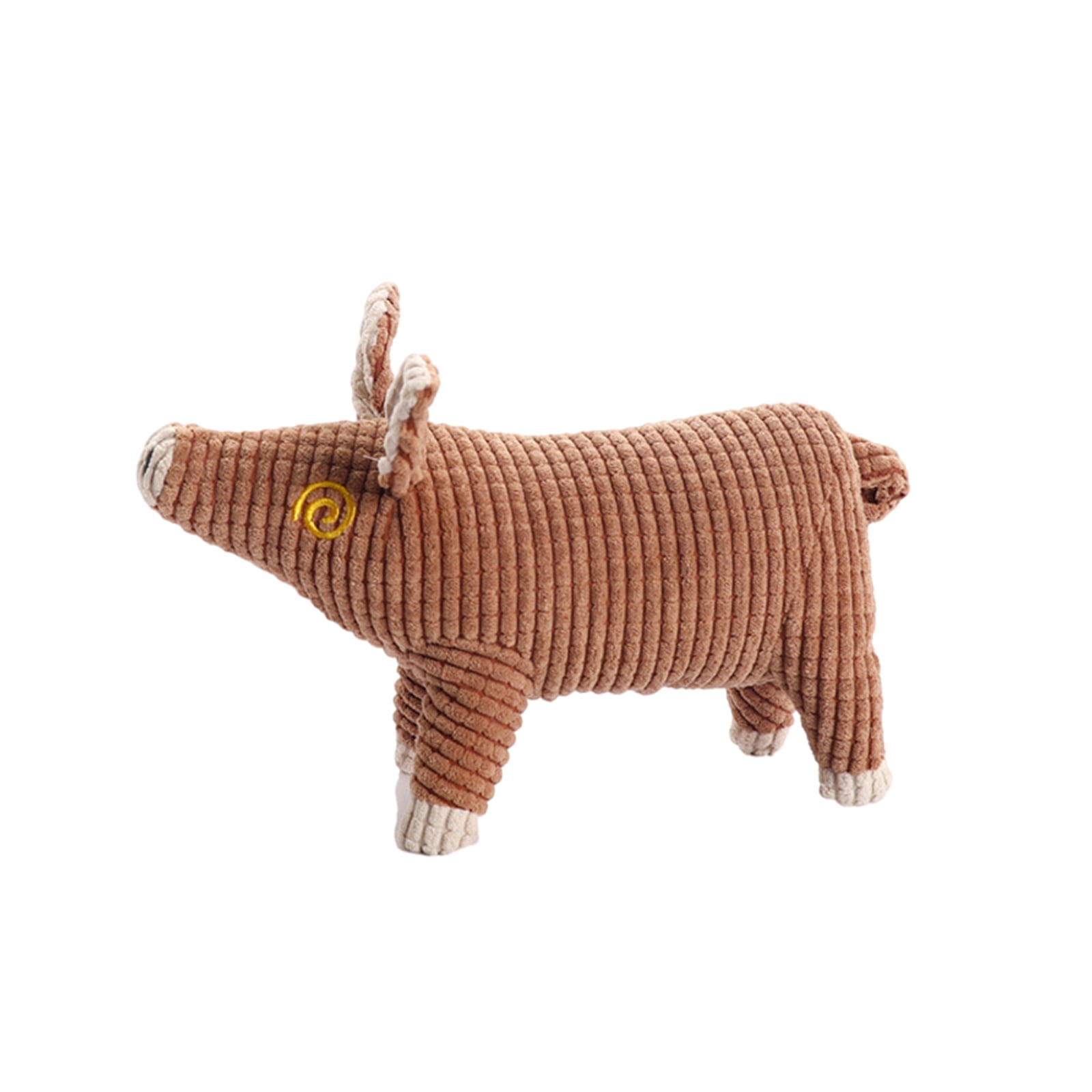 Squeaky Dog Chew Toy Realistic Roasted Suckling Pig Toy Lovely Pet Biting Toy Toxic Bite-Resistant Pet Toy Pet Interactive Sounding Toys