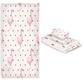 thumbnail image 7 of Dreamtimes Flamingos Towel Set of 3, Highly Absorbent Soft Towels with Bath Towel, Hand Towel and Washcloth for Bathroom Hotel Gym Spa, 7 of 7