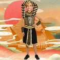 thumbnail image 2 of SJLDQY Carnival Toddler Boys Egyptian Prince Dress Up Retro Robe With Headwear Outfits Party Stage Performance Clothes Set, 2 of 4