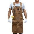 thumbnail image 1 of Woodworking Aprons For Men, Gift For Woodworker, With 9 Tool Pockets, 1 of 3