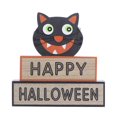 thumbnail image 1 of Halloween Themed Wood CAT/PUMP Table PC For Halloween Indoor Decorations, 1 of 5