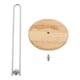 thumbnail image 2 of Portarrollos De Cocina, Soporte De Papel De Cocina Estable A Prueba De Herrumbre De Acero Inoxidable Resistente A La Corrosión Con Base De Madera Maciza Para Catering ANGGREK Portarrollos de papel, 2 of 8