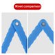 thumbnail image 3 of Candado para bicicleta de alta seguridad Candado plegable para bicicleta Motocicleta Scooter Locker (Azul) Tmvgtek Accesorios para bicicletas, 3 of 9