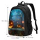 thumbnail image 5 of Balery Spooky Halloween Mochila con carga USB para hombre y mujer - Mochila impermeable y antirrobo para portátil con puerto USB para viajes, trabajo, estudios y universidad, 5 of 7