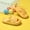 Yellow, variant on LoyisViDion Toddler Shoes Clearance Toddler Boys Girls Slides Sandals Soft Shoes Thick Sole Quick Dry Beach Pool Slippers Pink 5.5-6Years