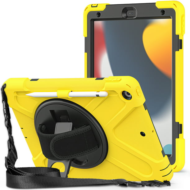 iPad 9th 8th 7th Gen Case 10.2, KIQ Heavy Duty Shockproof 