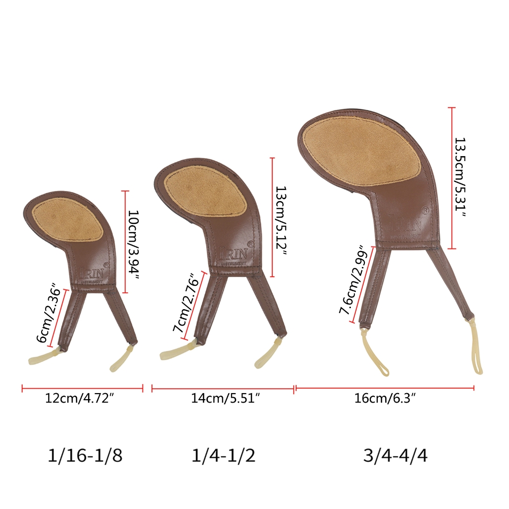 Yokua Violin Chin Shoulder Rest Pad 3/4-4/4, 1/2-1/4, 1/8-1/16 Violin Chin Rest Pad