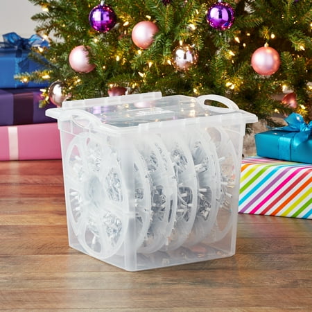 The Home Edit Light Organizer with Hinged Lid, Clear, 2 Pack